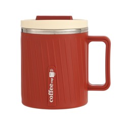 Термокружка, 580 мл, coffee, бордовая No Brand