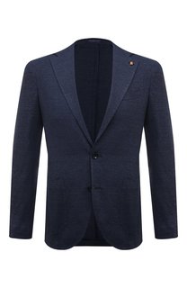 Пиджак изо льна и хлопка Sartoria Latorre