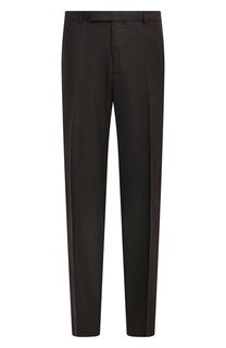 Брюки из шерсти и льна Zegna