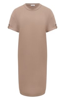 Хлопковое платье Brunello Cucinelli