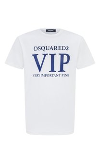 Хлопковая футболка Dsquared2