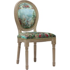 Стул Glasar Венеция с зеленым 48х46х96 см ГЛАСАР