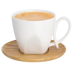 (Как у IKEA) Кружка Elan gallery Белая метелица, 200 мл, 1 предм., 1 персоны