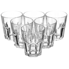 (Как у IKEA) Набор стаканов Luminarc New America J2890, 270 мл, 6 шт., прозрачный