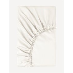 (Как у IKEA) Простыня на резинке ARUA (аналог ИКЕА DVALA), 140x200, белый, перкаль