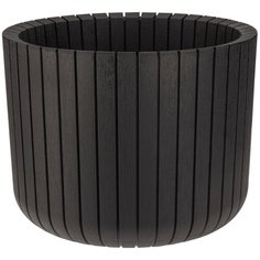 (Как у IKEA) Кашпо IDEA (М-Пластика) Шато, 29л, 30x30 см, коричневый ротанг