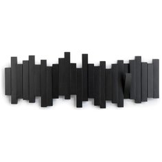 (Как у IKEA) Вешалка Umbra Sticks черный 5 шт. 18 см 3.3 см 49.3 см