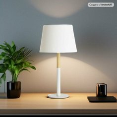 (Как у IKEA) Лампа декоративная Arte Lamp Connor A2102LT-1WH, E14, 40 Вт, белый