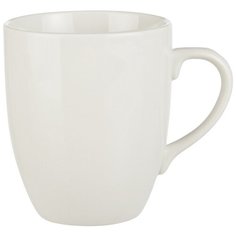 (Как у IKEA) Кружка Добрушский фарфоровый завод Челси белое изделие 3С0066Ф34, 300 мл, 1 предм., 1 персоны