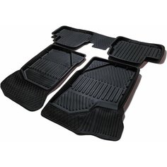 Резиновые 3D Standart коврики в салон SRTK на Datsun mi-DO (2015-2020)