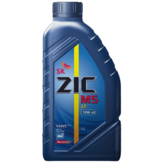 Полусинтетическое моторное масло ZIC M5 4T 10W-40, 1 л, 1 шт.