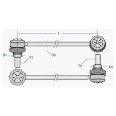 Тяга Стабилизатора Audi/ Seat/ Vw Moog арт. vo-ls-2406