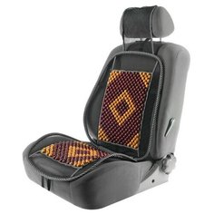 Накидка-массажер TORSO на сиденье, 123×47 см, дерево, узорная массажная вставка