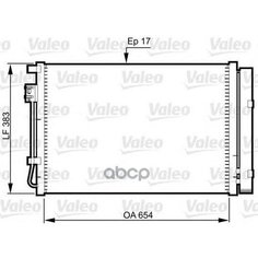 Радиатор кондиционера KIA RIO 1 2 01 12 VALEO 814362