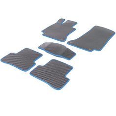 Автомобильные коврики EVA/Эва для - Ford Transit 2018 Серый/синий Prime Avto
