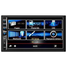 Автомагнитола swat chr-5150, mp3, aux, bt, монитор 7, 2din, воспр. видео, разъем для камеры заднего вида