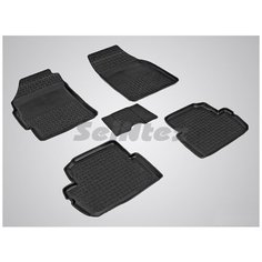 Резиновые коврики с высоким бортом Seintex для Chevrolet Spark 2009-2015
