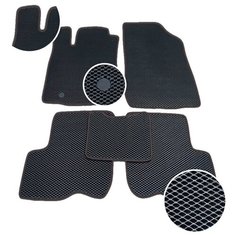 Комплект Автомобильных ЕВА ковриков Kia Rio X-line 2017-н. в./ Киа Рио Икслайн Kovrulkin