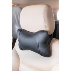 Подушка на подголовник экокожа черный In Car Tuning