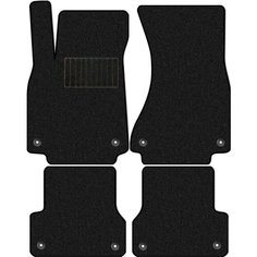 Коврики текстильные Allmone "Комфорт" для Audi A6 Allroad quattro 3 (4G5) 2012 - 2019, черные, 4шт. / Ауди / ворсовые / автоковрики в салон