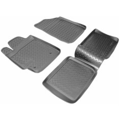 Коврики салона полиуретан TOYOTA CAMRY 06- черный комплект NPL-Po-88-09 NORPLAST