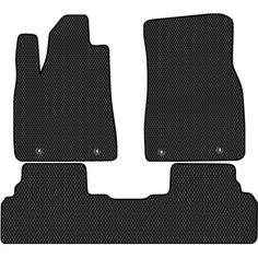Коврики в салон ЭВА Allmone для Lexus RX270 3 (AL10) 2012 - 2015, черные, 3шт. / Лексус
