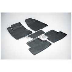 Резиновые коврики с высоким бортом Seintex для Nissan X-Trail (T31) 2007-2015