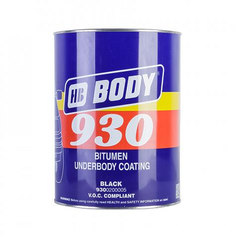 BODY 9300200001 антикоррозийный состав body 930 черн. 1 кг состав на основе каучука, битума и