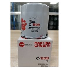 Фильтр масляный SAKURA C1109 для бензиновых автомобилей Toyota (1.4,1.6)