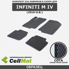 ЭВА ЕВА EVA коврики CellMat в салон Infiniti M IV, Инфинити M, 4-ое поколение, 2010-н. в.