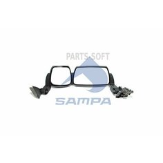 SAMPA 061.169 Зеркало боковое IVECOEuroCargo, Stralis правое электрическое c подогревом SAMPA