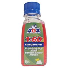 Aga Aga114_жидкость Для Стеклоомывателя Летняя! 0.08l, Концентрат AGA арт. AGA114