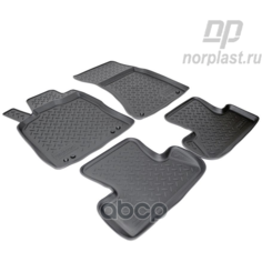 Коврики В Салон Полиуретан Audi Q5 08- Черный Комплект NORPLAST арт. NPLPO0504