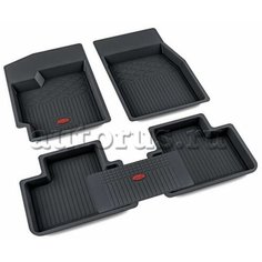 Коврики Салона Резина Черный Chevrolet Aveo Седан 2006- Агатэк A.002.03. H Chevrolet Aveo Седан 2006- Npl-Po-12-04 АгатэК арт.