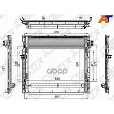 Радиатор Кондиционера Mercedes M-Class W166 11-/Gl-Class X166 12- Sat арт. ST-MD67-394-0