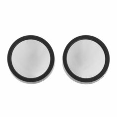 Зеркало сферическое, 50 мм, черный, набор 2 шт (комплект из 15 шт) Нет бренда