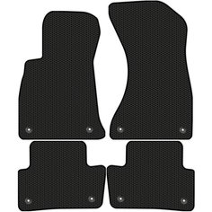 Коврики в салон ЭВА Allmone для Audi A4 Allroad quattro 2 (8WH) 2016 - Н. В, черные, 4шт. / Ауди