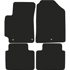 Коврики в салон ЭВА Allmone для Hyundai Elantra 6 (AD) 2015 - Н. В, черные, 4шт. / Хендай Елантра 6