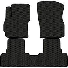 Коврики в салон ЭВА Allmone для Mazda 5 3 (CW) 2010 - 2015, черные, 3шт. / Мазда