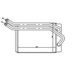 STELLOX 10-35131-SX (1035131_SX / 9722726000 / 9722726001) радиатор печки\ santafe 2.0 / 2.2 / 2.4 / 2.7 00