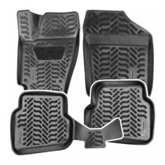Коврики салона Aileron для Skoda Octavia (A5) (2004-2013) (3D с подпятником) полиуретановые