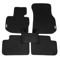 Автомобильные коврики EVA для BMW X4 (II) (G02) / БМВ Х4 / 2018 - 2021 + 2 логотипа АвтоЕва.рф