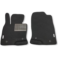 Автомобильные передние коврики EVA для MAZDA CX-9 (II) / Мазда СХ-9 (2) / 2016-н. в.+ подпятник + 2 логотипа АвтоЕва.рф