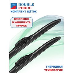 Щетки стеклоочистителя Double Force для Great Wall Wingle I (Wingle 3) 2006 - 2012 (комплект 550/475 мм. Крючок)