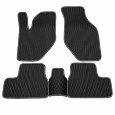 Коврики салона EVA для Datsun on-Do 2014-2020 с серым кантом / Датсун Он-До Rezkon