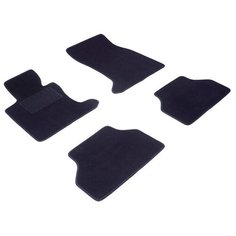 Коврики салона текстильные LUX Seintex для Mercedes-benz Sprinter (2006-2018) ворсовые, черные