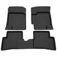 Коврики салона резиновые для Kia Rio 2005-2011 / Киа Рио Rezkon