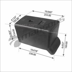 MANSONS 300.102 Подушка BPW рессоры полуприцепа MANSONS