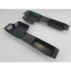 Боковые резиновые коврики пола для Лада Приора, ВАЗ 2110-2112 Нет бренда