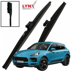 Дворники Porsche Macan 95B Порше Макан рест. 2018 2019 2020 2021 2022 Щетки стеклоочистителя зимние LYNXauto 600мм-500мм к-т 2шт.